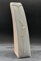 اسوارة ذهب صافي ايطالي عيار 18 وزن 3.75 جرام