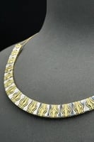 عقد ذهب ايطالي عيار 18 وزن 14.4 الى 14.9 جرام