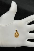 تعليقة وردة ذهب صافي عيار 21 وزن من 0.4 الى 0.5 جر...