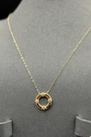 طقم ذهب عيار 18 دائرة الذوق وزن من 3 إلى 3.1 جرام