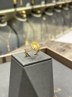 خاتم ذهب سوارفسكي - Crown Model ( متعدد الالوان )