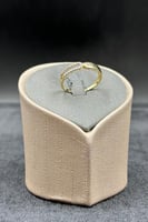 خاتم ذهب تصميم الماس عيار 18 وزن من 1.2 الى 1.3 جر...