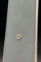 اسوارة دائري مفرغ ذهب صافي عيار 18 وزن 0.3 جرام