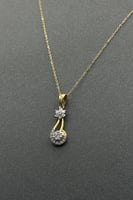 عقد الماس وزن الذهب : 0.92 جرام وزن الألماس : 0.17...