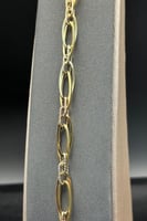 اسوارة دوائر ذهب صافي عيار 18 وزن 3.6 جرام