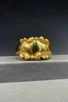 خاتم ذهب صافي عيار 21 وزن 4.8 جرام