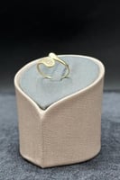 خاتم ذهب تصميم الماس عيار 18 وزن 1.1 جرام