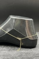 خلخال ذهب تصميم الماس عيار 18 وزن 2.3 جرام