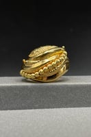 خاتم ذهب صافي عيار 18 وزن 2.4 جرام