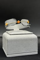 اسوارة اطفال إيموجي ذهب ملون عيار 18 وزن 1.7 جرام