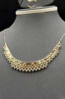 طقم عروس ذهب عيار 18 نسيج الفخامة وزن 15.3 جرام