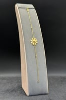 اسوارة رموش ذهب عيار 21 وزن من 1.3 الى 1.4 جرام