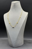 عقد كور ذهب ملون عيار 21 وزن 5 جرام