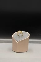 خاتم كور ذهب تصميم الماس