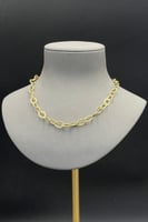 عقد جنزير ذهب صافي عيار 18 وزن 12.3 جرام