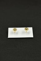 حلق طبي دائري ذهب تصميم الماس عيار 18 وزن 0.3 جرام