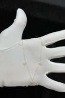 شوكر دوائر ذهب تصميم الماس عيار 18 وزن من 1.1 الى...