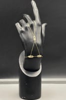 كف ذهب تصميم الماس عيار 18 وزن من 1.4 الى 1.5 جرام