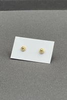 حلق طبي وردة ذهب صافي عيار 18