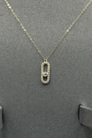 طقم اطفال مستطيل ذهب تصميم الماس عيار 18 وزن 1.6 ج...