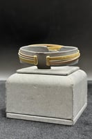 اسوارة مع خاتم ذهب تصميم الماس عيار 18 وزن 19.4 جر...