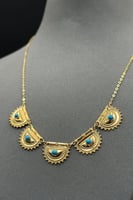 شوكر براشي ذهب بحريني عيار 21 وزن من 4.9 الى 5.1 ج...