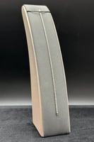 اسوارة تنس ذهب ابيض تصميم الماس عيار 18 وزن 3.1 جر...