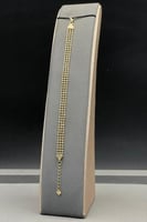 اسوارة ذهب ايطالي عيار 18 وزن من 4.2 الى 4.3 جرام