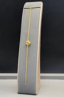 اسوارة مكرونة ذهب صافي عيار 21 وزن من 2.3 الى 2.4...