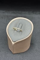 خاتم ذهب تصميم الماس عيار 18 وزن 1.4 جرام