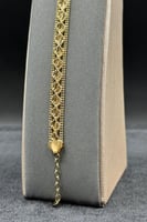 اسوارة ذهب صافي ايطالي عيار 18 وزن 8.4 جرام