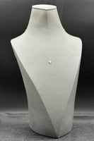 عقد ذهب تصميم الماس عيار 18 وزن 0.3 جرام