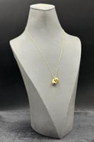 عقد بوتيقا ذهب صافي عيار 18 وزن 3 جرام