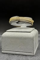 اسوارة ذهب صافي ايطالي عيار 18 وزن 7.8 جرام