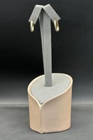 حلق ذهب صافي ايطالي عيار 18 وزن من 1.1 الى 1.2 جرا...