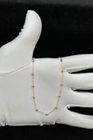 عقد كور ذهب صافي ايطالي ملون عيار 18 وزن من 1.6 ال...