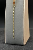 اسوارة مسمار ذهب تصميم الماس عيار 18 وزن 3.3 جرام