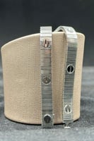 اسوارة ذهب ابيض عيار 18 وزن من 18.1 الى 18.9 جرام