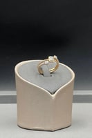 خاتم ذهب تصميم الماس عيار 18 وزن 3.2 جرام