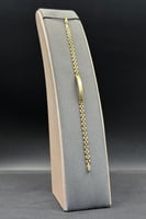 اسوارة ذهب صافي ايطالي عيار 18 وزن من 4.5 الى 4.7...