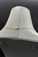 عقد كور مع لؤلؤ ذهب تصميم الماس عيار 18 وزن 5.3 جر...