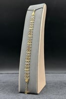 اسوارة ذهب صافي ايطالي عيار 18 وزن 7.45 جرام