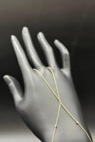 كف كور ذهب صافي عيار 18 وزن من 1.4 الى 1.5 جرام