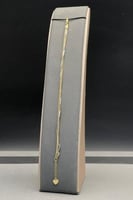 اسوارة ثلاث اشواط ذهب ايطالي عيار 18 وزن 3.5 جرام