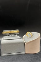 اسوارة مع خاتم ذهب صافي عيار 21 وزن 9.3 جرام