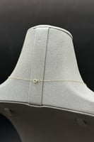 عقد دورين ذهب تصميم الماس عيار 18 وزن 1.1 جرام