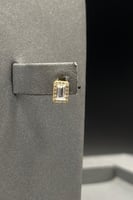 طقم مربع باقيت ذهب تصميم الماس