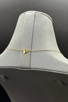 عقد وردة ذهب صافي عيار 21 وزن 2.2 جرام