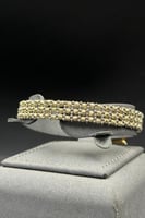 اسوارة مع خاتم كور ذهب صافي عيار 18 وزن 19.9 جرام