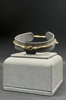 اسوارة قماش ذهب صافي ايطالي عيار 18 وزن من 1.6 الى...